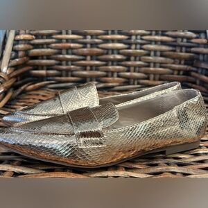 Esprit Womens Jaine Loafer Flat Metallic Size 7